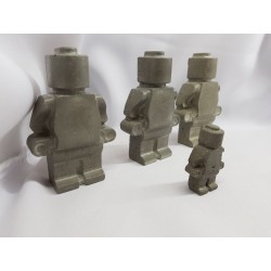 Figures similar to Lego Concrete man similar to Lego Figures of a robot similar to Lego Handmade Concrete