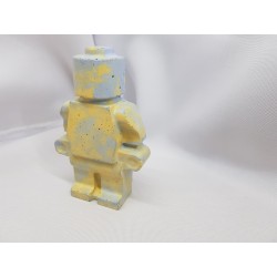 Figures similar to Lego Concrete man similar to Lego Figures of a robot similar to Lego Handmade Concrete