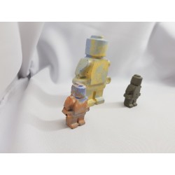 Figures similar to Lego Concrete man similar to Lego Figures of a robot similar to Lego Handmade Concrete