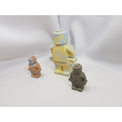 Figures similar to Lego Concrete man similar to Lego Figures of a robot similar to Lego Handmade Concrete