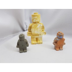 Figures similar to Lego Concrete man similar to Lego Figures of a robot similar to Lego Handmade Concrete