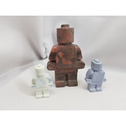 Figures similar to Lego Concrete man similar to Lego Figures of a robot similar to Lego Handmade Concrete