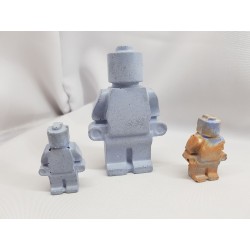 Figures similar to Lego Concrete man similar to Lego Figures of a robot similar to Lego Handmade Concrete