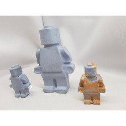 Figures similar to Lego Concrete man similar to Lego Figures of a robot similar to Lego Handmade Concrete