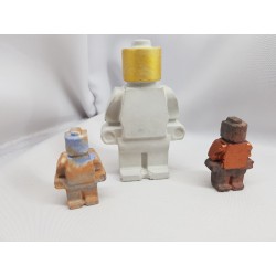 Figures similar to Lego Concrete man similar to Lego Figures of a robot similar to Lego Handmade Concrete