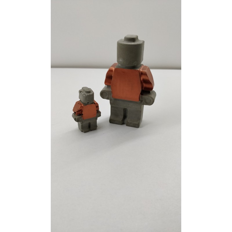 Figures similar to Lego Concrete man similar to Lego Figures of a robot similar to Lego Handmade Concrete