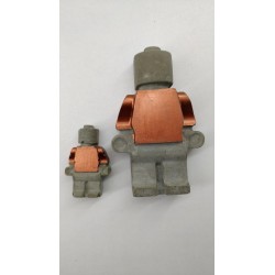 Figures similar to Lego Concrete man similar to Lego Figures of a robot similar to Lego Handmade Concrete