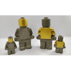 Figures similar to Lego Concrete man similar to Lego Figures of a robot similar to Lego Handmade Concrete