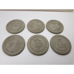 Bitcoin Concrete Bitcoin Coasters Coasters Bitcoin 
Coasters cryptocurrency