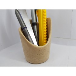 Pen holder The best pen holder Exclusive pen holder Concrete pen holder Unique pen holder Handmade pen holder Office pen holder