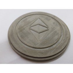 Ethereum Concrete Ethereum Coasters Handmade Coasters Ethereum Coasters cryptocurrency