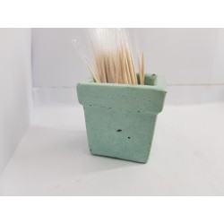 Concrete toothpick or match holder Rustic style Eco stand Bar organizer Kitchen appliance