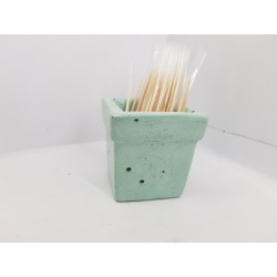 Concrete toothpick or match holder Rustic style Eco stand Bar organizer Kitchen appliance