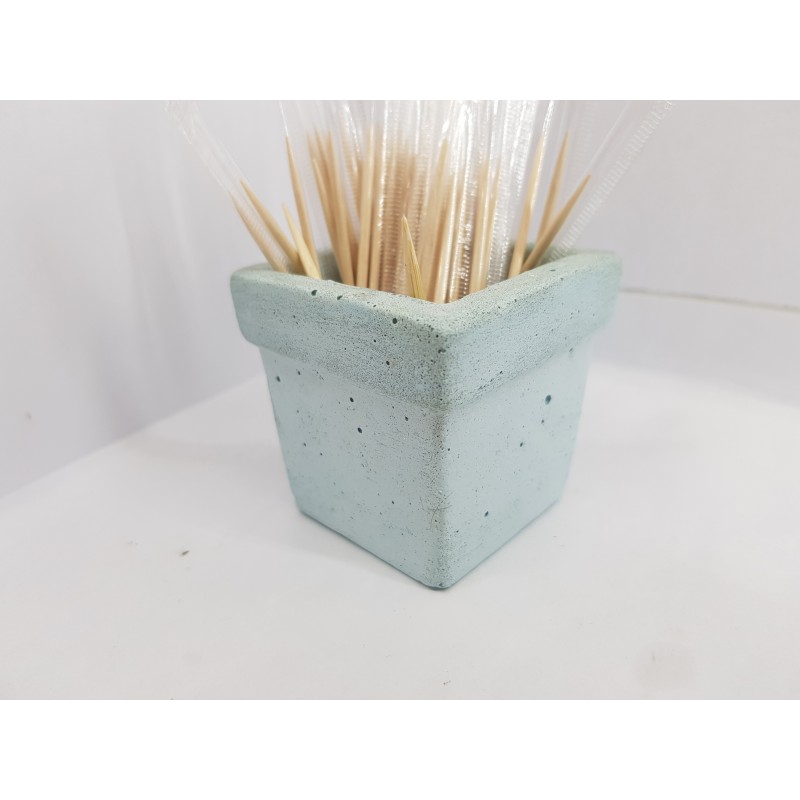 Decor Home decor Cafe decor Handmade Concrete Handmade Toothpick Dispenser