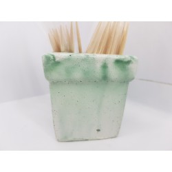 Minimalist Concrete Toothpick Holder Concrete Matchstick Stand