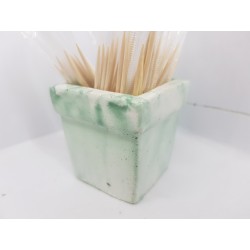 Minimalist Concrete Toothpick Holder Concrete Matchstick Stand