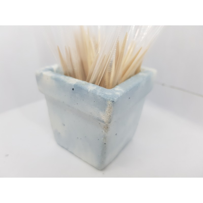 Concrete toothpick or match holder Rustic style Eco stand Bar organizer Kitchen appliance