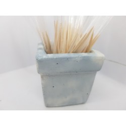 Concrete toothpick or match holder Rustic style Eco stand Bar organizer Kitchen appliance