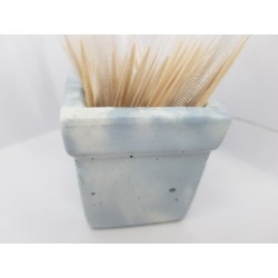 Concrete toothpick or match holder Rustic style Eco stand Bar organizer Kitchen appliance
