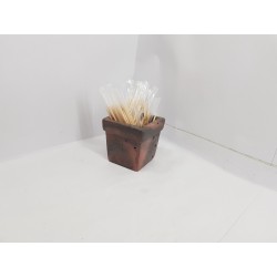 Concrete toothpick or match holder Rustic style Eco stand Bar organizer Kitchen appliance