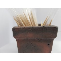 Concrete toothpick or match holder Rustic style Eco stand Bar organizer Kitchen appliance