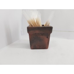 Concrete toothpick or match holder Rustic style Eco stand Bar organizer Kitchen appliance