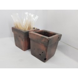 Concrete toothpick or match holder Rustic style Eco stand Bar organizer Kitchen appliance