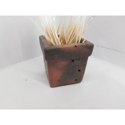 Concrete toothpick or match holder Rustic style Eco stand Bar organizer Kitchen appliance