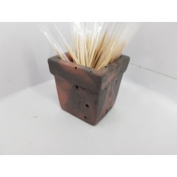 Concrete toothpick or match holder Rustic style Eco stand Bar organizer Kitchen appliance