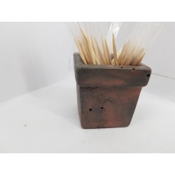 Concrete toothpick or match holder Rustic style Eco stand Bar organizer Kitchen appliance