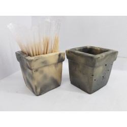 Decor Home decor Cafe decor Handmade Concrete Handmade Toothpick Dispenser