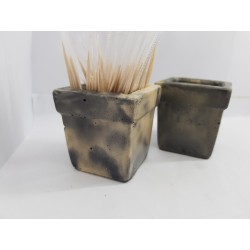Decor Home decor Cafe decor Handmade Concrete Handmade Toothpick Dispenser