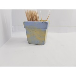 Minimalist Concrete Toothpick Holder Concrete Matchstick Stand