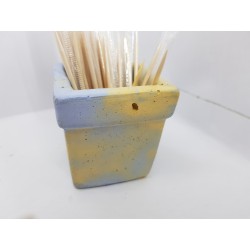 Minimalist Concrete Toothpick Holder Concrete Matchstick Stand