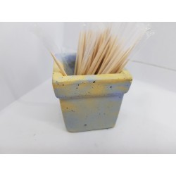 Minimalist Concrete Toothpick Holder Concrete Matchstick Stand