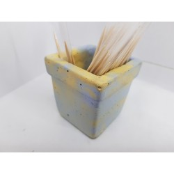 Minimalist Concrete Toothpick Holder Concrete Matchstick Stand