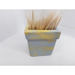Minimalist Concrete Toothpick Holder Concrete Matchstick Stand