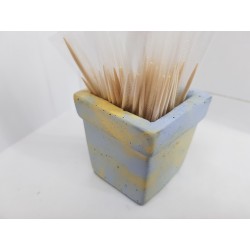 Minimalist Concrete Toothpick Holder Concrete Matchstick Stand