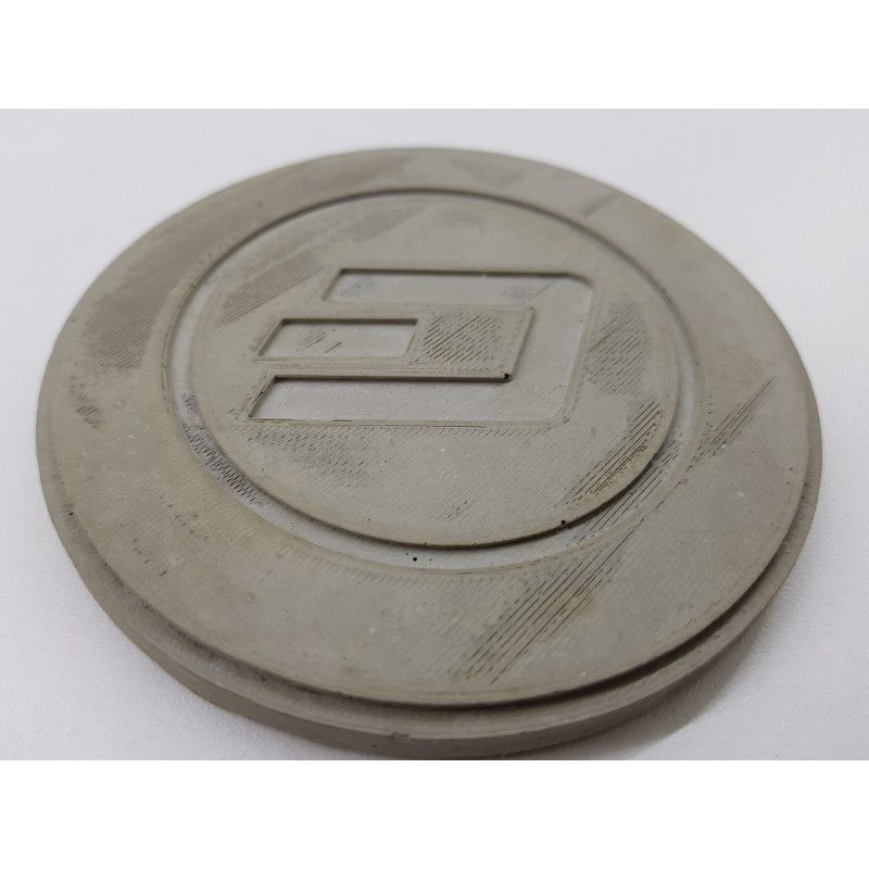 Dash Concrete Dash Coasters Handmade Coasters Dash 
Coasters cryptocurrency