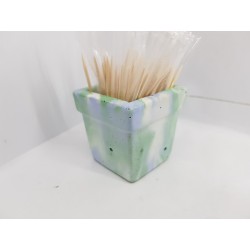 Concrete toothpick or match holder Rustic style Eco stand Bar organizer Kitchen appliance