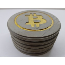 Bitcoin Concrete Bitcoin Coasters Bitcoin Coasters Bitcoin Coasters cryptocurrency