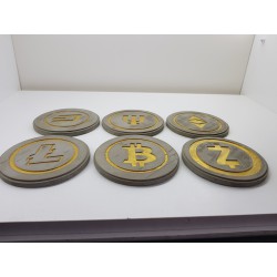 Bitcoin Concrete Bitcoin Coasters Bitcoin Coasters Bitcoin Coasters cryptocurrency