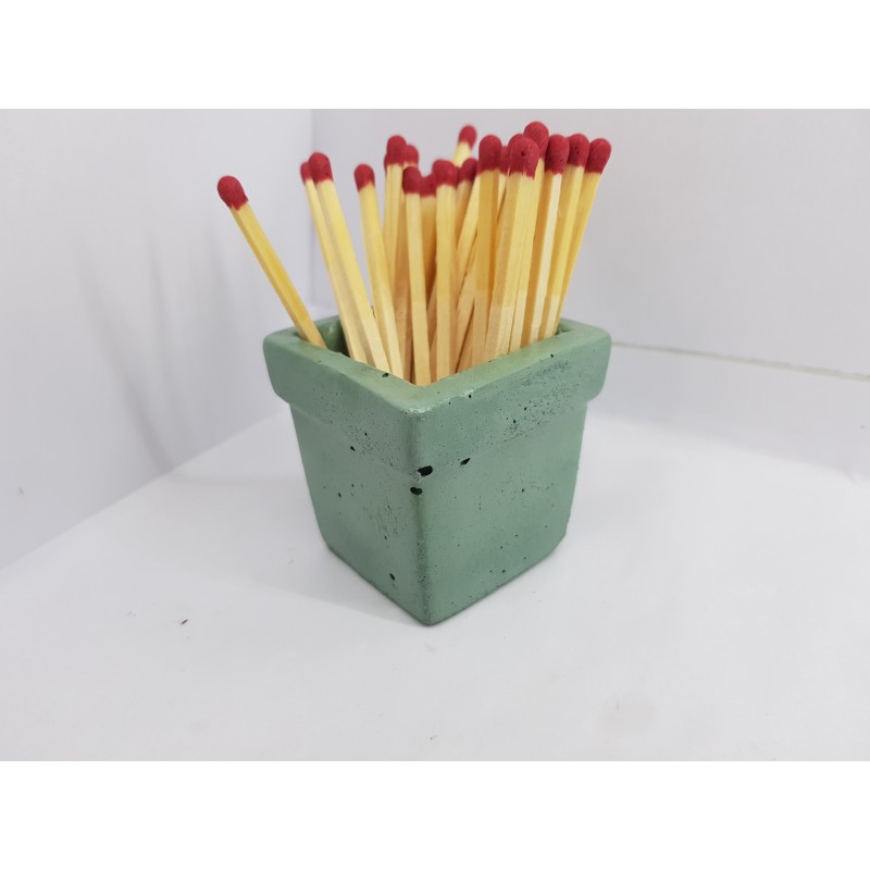 Concrete Match Striker Modern Decor Smoking accessories Decor Home decor Cafe decor Handmade Concrete Design Interior