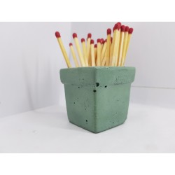 Concrete Match Striker Modern Decor Smoking accessories Decor Home decor Cafe decor Handmade Concrete Design Interior