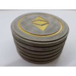 Ethereum Concrete Ethereum Coasters Ethereum Coasters Ethereum Coasters cryptocurrency