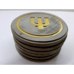 Primecoin Concrete Primecoin Coasters Handmade Coasters Primecoin Coasters cryptocurrency