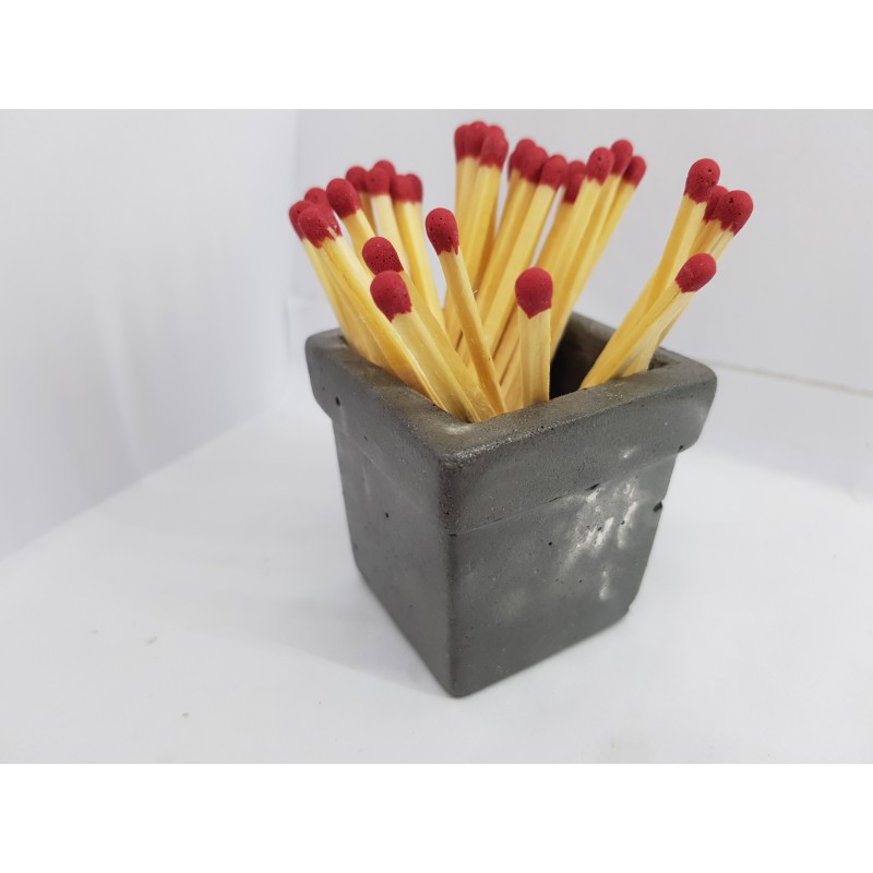 Concrete Match Striker Modern Decor Smoking accessories Decor Home decor Cafe decor Handmade Concrete Design Interior