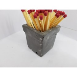 Concrete Match Striker Modern Decor Smoking accessories Decor Home decor Cafe decor Handmade Concrete Design Interior