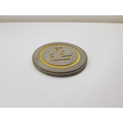 Litecoin Concrete Litecoin Coasters Handmade Coasters Litecoin Coasters cryptocurrency