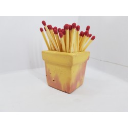 Concrete Match Striker Modern Decor Smoking accessories Decor Home decor Cafe decor Handmade Concrete Design Interior